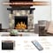 Edendirect 48.43'' 750/1500W Heater, 7 Flame Brightness, Multi-Color Freestanding Electric Fireplace Y4928+Y926M - alternate 7